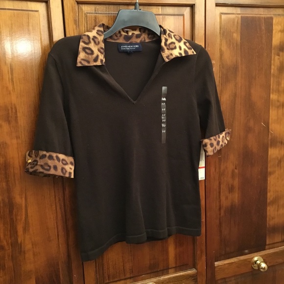 Jones NY pullover blouse, size is PP, NWT - Picture 1 of 3